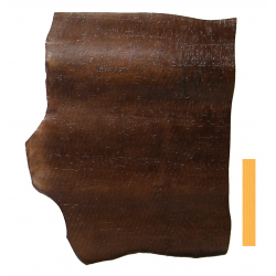 Collet de Vachette Tannage Végétal Marron Chocolat Finition Liège