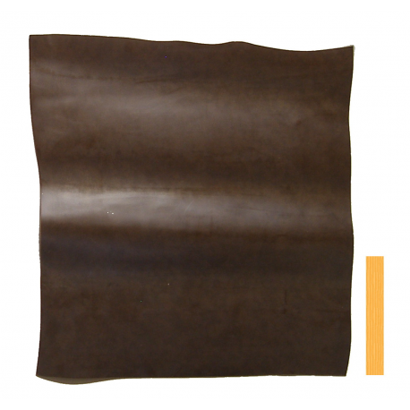 Collet de Vachette Tannage Végétal Marron N°3